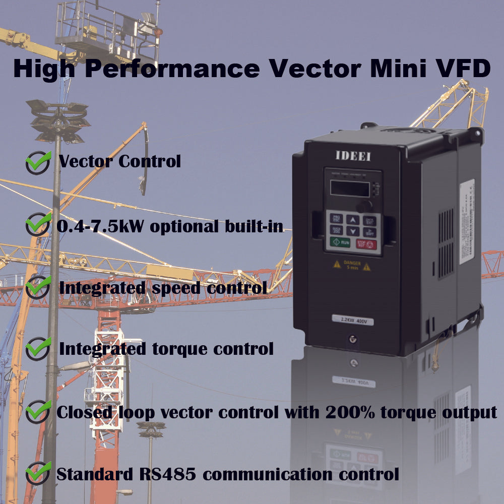 100PV Mini Inverter | 5.5KW DC900V | AC Inverter Drive | for General Purpose Applications