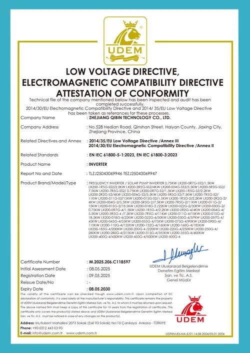 CE certificate — LX200 series
